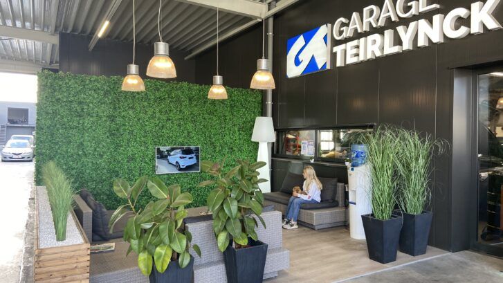 Gebruik onze “outdoor lounge”