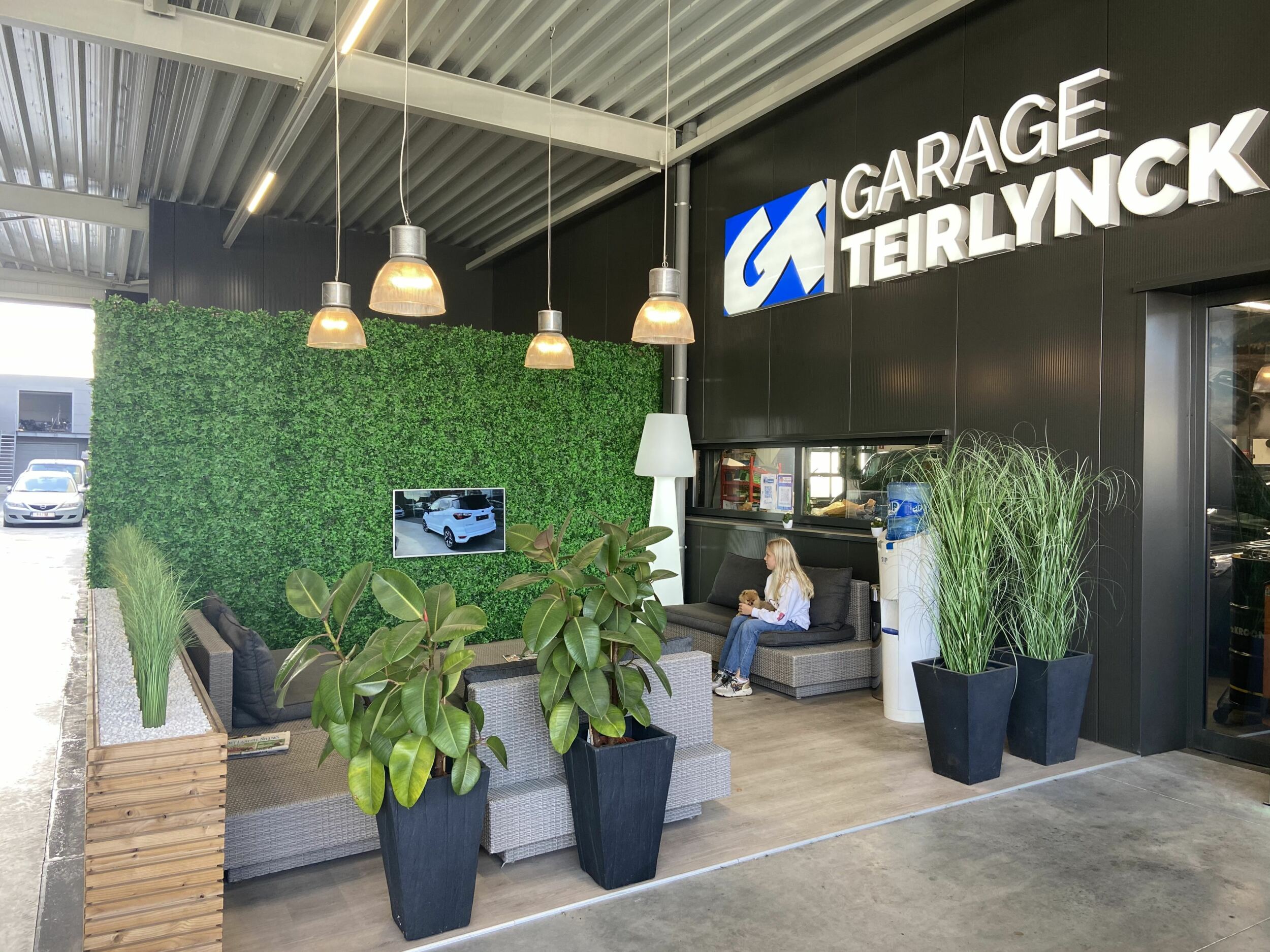Gebruik onze “outdoor lounge”